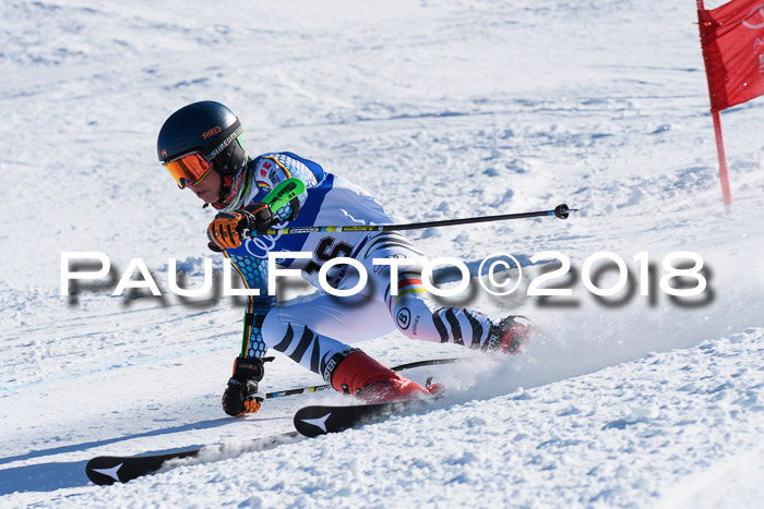 FIS Riesenslalom, Damen + Herren, Oberjoch, Bay. Jugendmeisterschaft, 14.02.2018