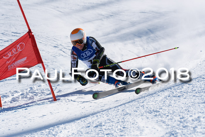 FIS Riesenslalom, Damen + Herren, Oberjoch, Bay. Jugendmeisterschaft, 14.02.2018