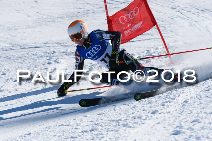 FIS Riesenslalom, Damen + Herren, Oberjoch, Bay. Jugendmeisterschaft, 14.02.2018