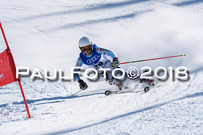 FIS Riesenslalom, Damen + Herren, Oberjoch, Bay. Jugendmeisterschaft, 14.02.2018