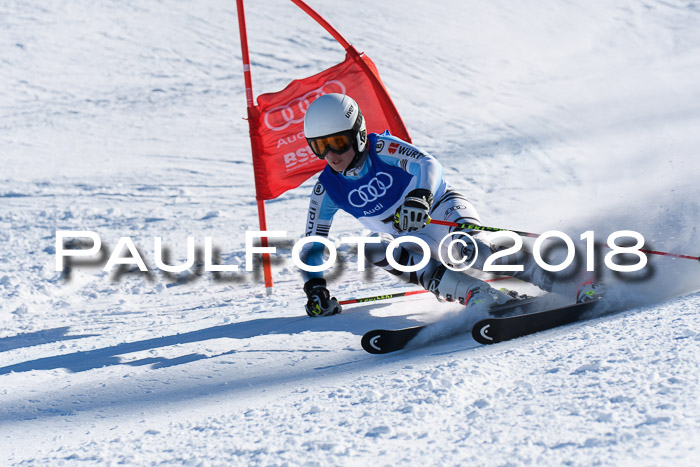 FIS Riesenslalom, Damen + Herren, Oberjoch, Bay. Jugendmeisterschaft, 14.02.2018