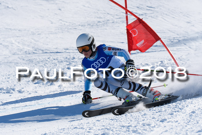 FIS Riesenslalom, Damen + Herren, Oberjoch, Bay. Jugendmeisterschaft, 14.02.2018