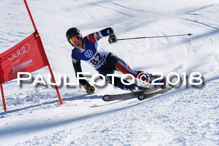 FIS Riesenslalom, Damen + Herren, Oberjoch, Bay. Jugendmeisterschaft, 14.02.2018
