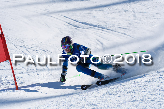 FIS Riesenslalom, Damen + Herren, Oberjoch, Bay. Jugendmeisterschaft, 14.02.2018