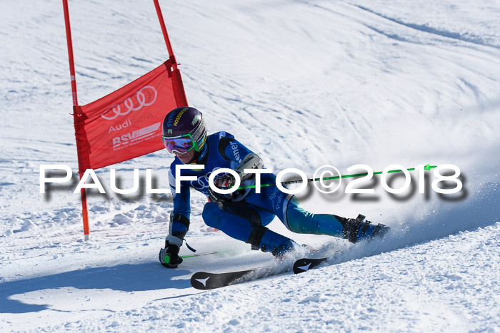 FIS Riesenslalom, Damen + Herren, Oberjoch, Bay. Jugendmeisterschaft, 14.02.2018
