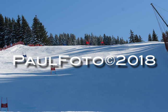 FIS Riesenslalom, Damen + Herren, Oberjoch, Bay. Jugendmeisterschaft, 14.02.2018