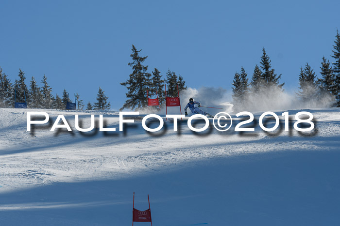 FIS Riesenslalom, Damen + Herren, Oberjoch, Bay. Jugendmeisterschaft, 14.02.2018