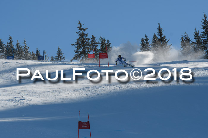 FIS Riesenslalom, Damen + Herren, Oberjoch, Bay. Jugendmeisterschaft, 14.02.2018