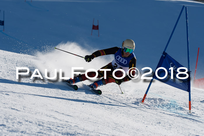 FIS Riesenslalom, Damen + Herren, Oberjoch, Bay. Jugendmeisterschaft, 14.02.2018