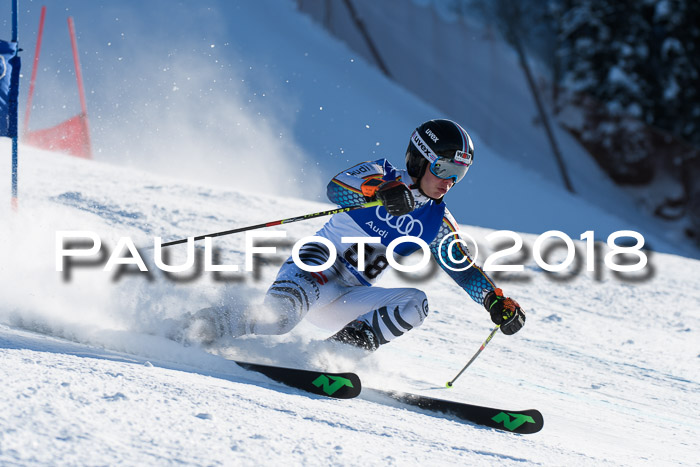 FIS Riesenslalom, Damen + Herren, Oberjoch, Bay. Jugendmeisterschaft, 14.02.2018