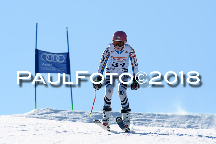 DSV Schülercup Super-G, 19.02.2018