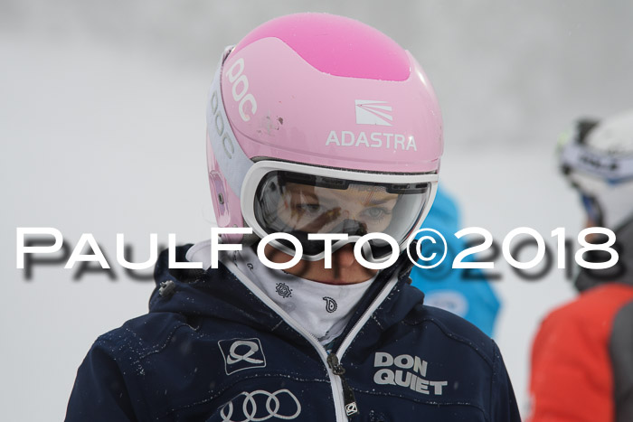 Int. FIS Rennen + NJC Damen, SG, Götschen, 22.02.2018