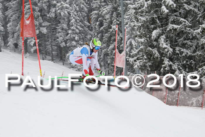 Int. FIS Rennen + NJC Damen, SG, Götschen, 22.02.2018