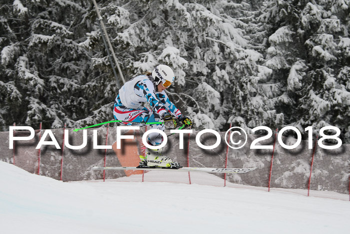 Int. FIS Rennen + NJC Damen, SG, Götschen, 22.02.2018