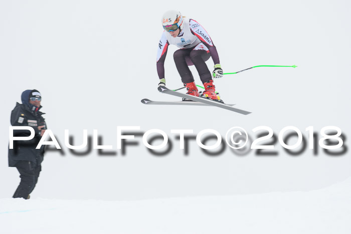 Int. FIS Rennen + NJC Damen, SG, Götschen, 22.02.2018