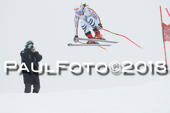 Int. FIS Rennen + NJC Damen, SG, Götschen, 22.02.2018