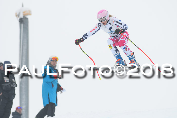 Int. FIS Rennen + NJC Damen, SG, Götschen, 22.02.2018