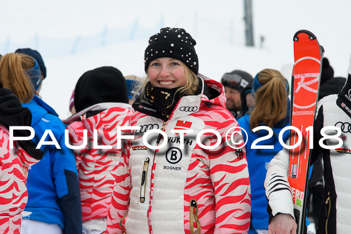 Int. FIS Rennen + NJC Damen, SG, Götschen, 22.02.2018