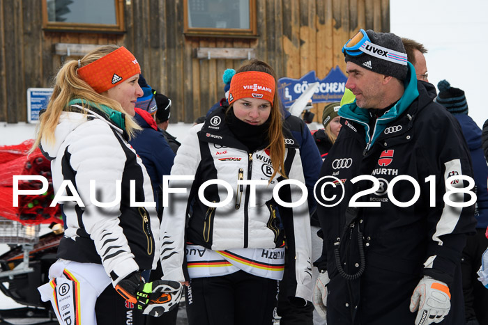 Int. FIS Rennen + NJC Damen, SG, Götschen, 22.02.2018