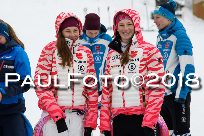 Int. FIS Rennen + NJC Damen, SG, Götschen, 22.02.2018