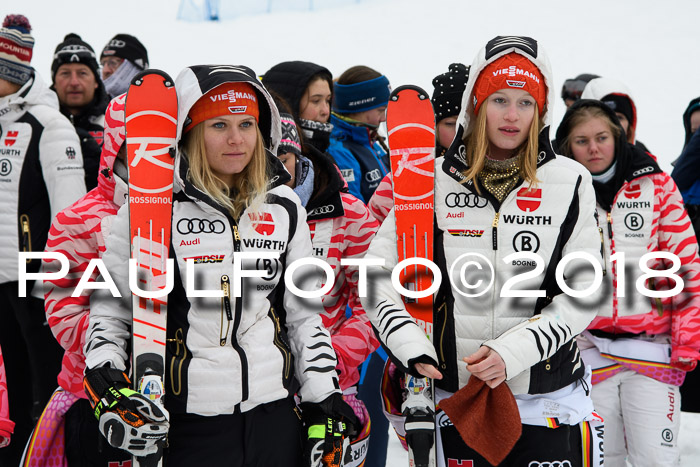 Int. FIS Rennen + NJC Damen, SG, Götschen, 22.02.2018