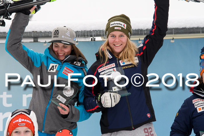 Int. FIS Rennen + NJC Damen, SG, Götschen, 22.02.2018