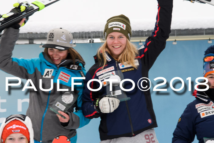 Int. FIS Rennen + NJC Damen, SG, Götschen, 22.02.2018