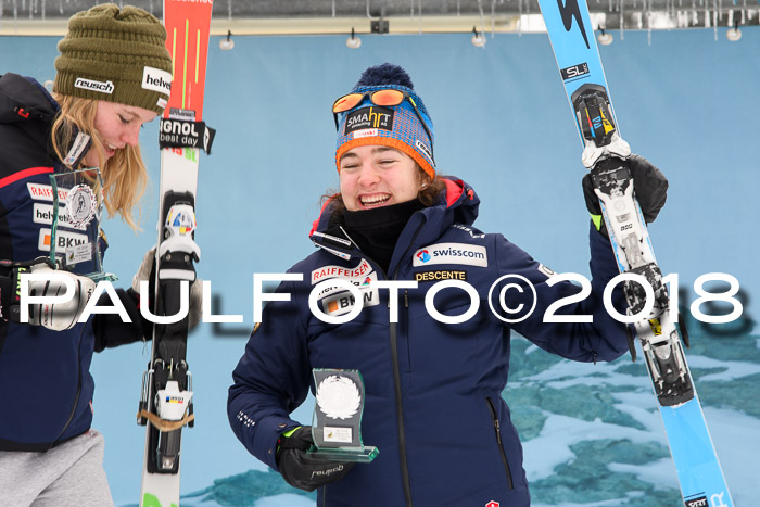 Int. FIS Rennen + NJC Damen, SG, Götschen, 22.02.2018