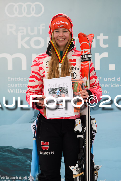 Int. FIS Rennen + NJC Damen, SG, Götschen, 22.02.2018