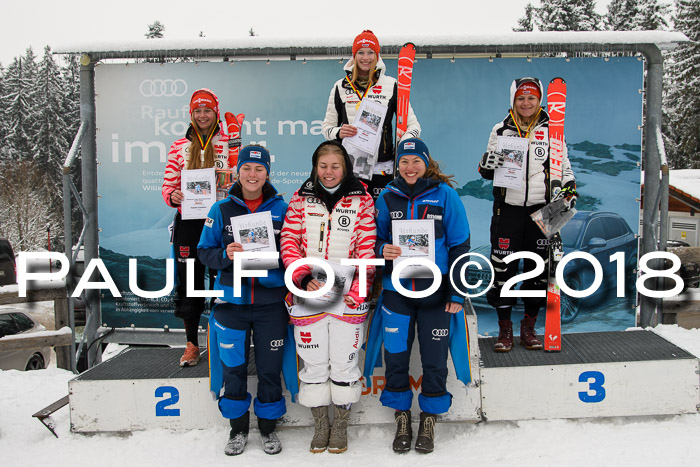 Int. FIS Rennen + NJC Damen, SG, Götschen, 22.02.2018