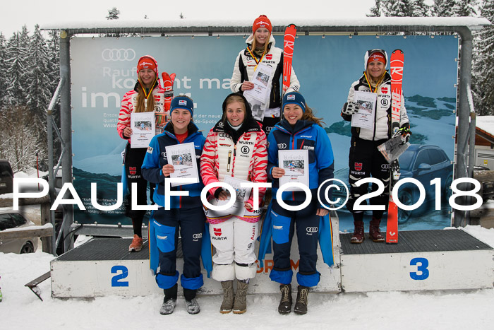 Int. FIS Rennen + NJC Damen, SG, Götschen, 22.02.2018