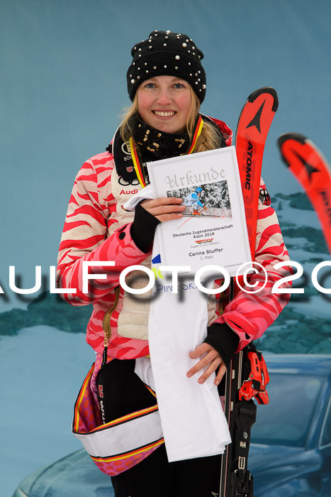 Int. FIS Rennen + NJC Damen, SG, Götschen, 22.02.2018