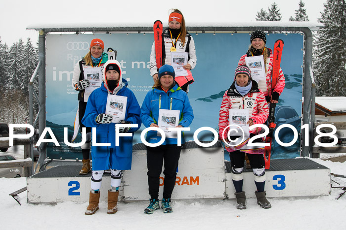 Int. FIS Rennen + NJC Damen, SG, Götschen, 22.02.2018