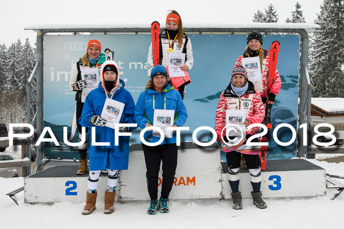 Int. FIS Rennen + NJC Damen, SG, Götschen, 22.02.2018