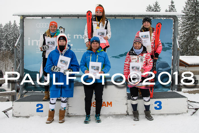 Int. FIS Rennen + NJC Damen, SG, Götschen, 22.02.2018