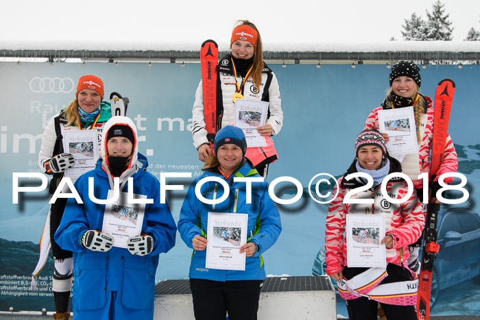 Int. FIS Rennen + NJC Damen, SG, Götschen, 22.02.2018