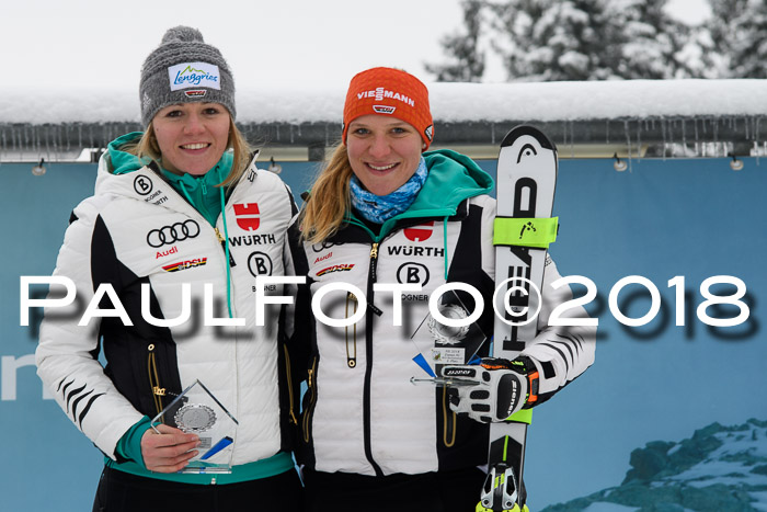 Int. FIS Rennen + NJC Damen, SG, Götschen, 22.02.2018