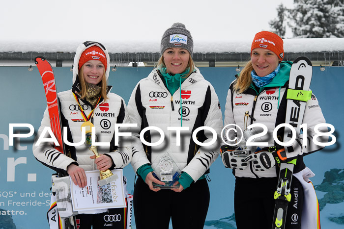 Int. FIS Rennen + NJC Damen, SG, Götschen, 22.02.2018