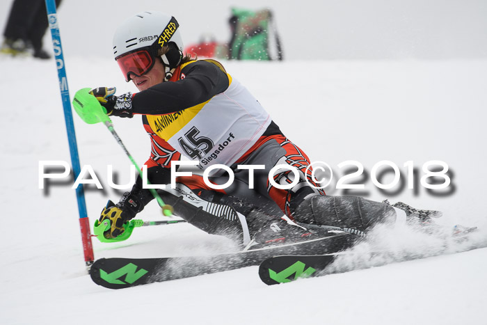 FIS Slalom Damen + Herren 23.02.2018