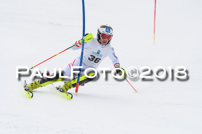 FIS Alpine Kombi 2x Slalom Herren 26.02.2018