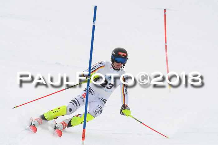 FIS Alpine Kombi 2x Slalom Herren 26.02.2018