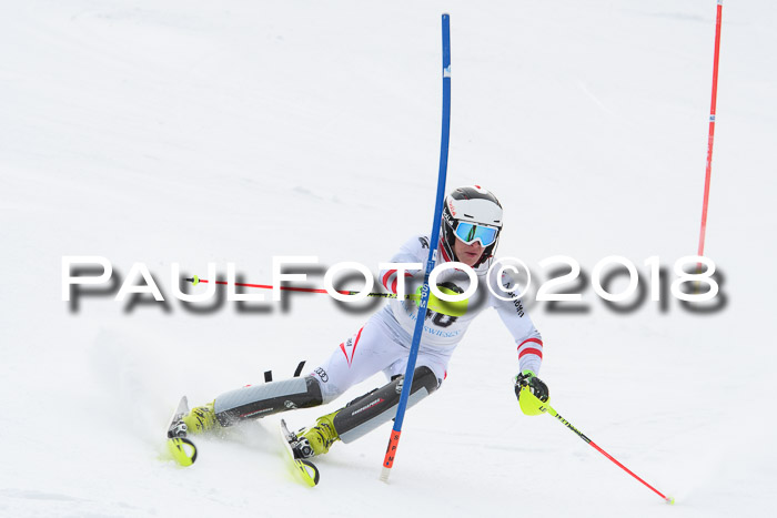 FIS Alpine Kombi 2x Slalom Herren 26.02.2018