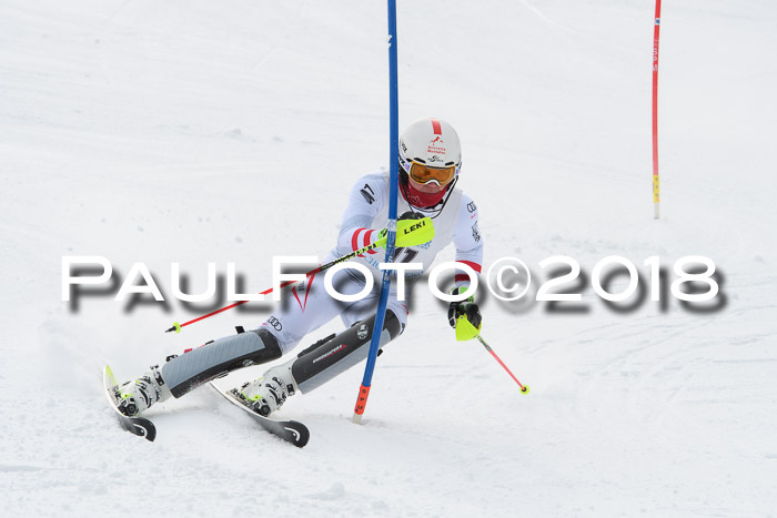 FIS Alpine Kombi 2x Slalom Herren 26.02.2018