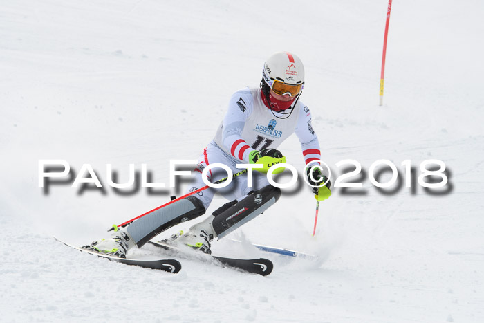 FIS Alpine Kombi 2x Slalom Herren 26.02.2018