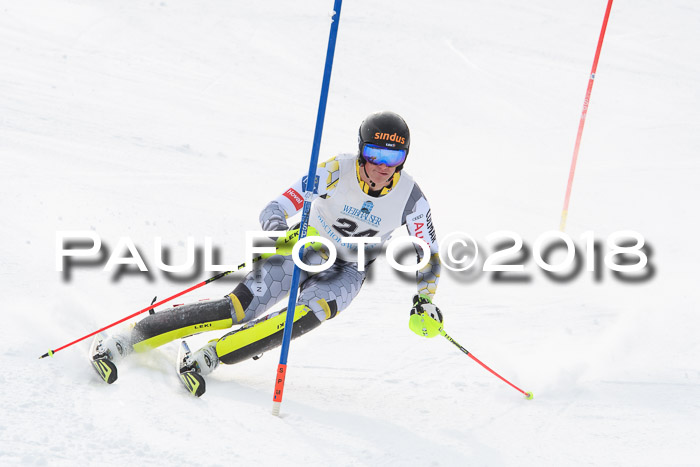 FIS Alpine Kombi 2x Slalom Herren 26.02.2018