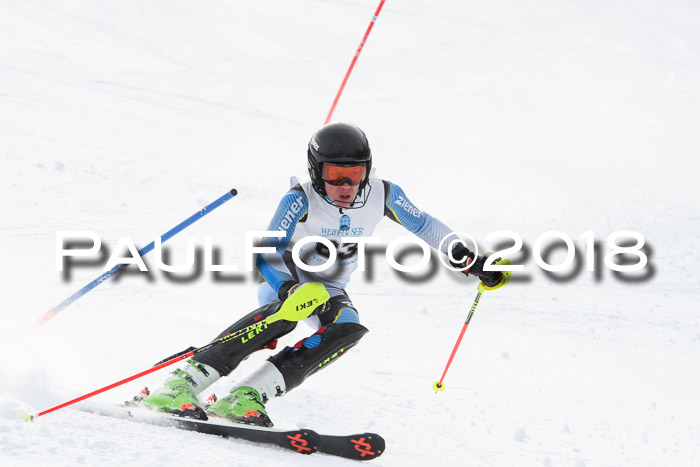 FIS Alpine Kombi 2x Slalom Herren 26.02.2018