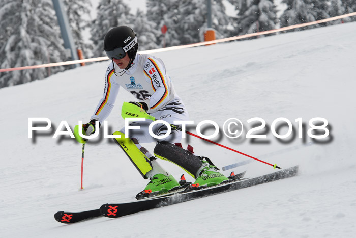 FIS Alpine Kombi 2x Slalom Herren 26.02.2018