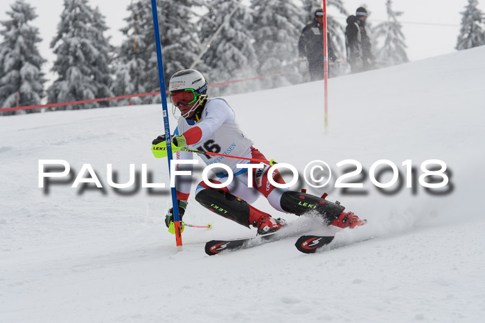 FIS Alpine Kombi 2x Slalom Herren 26.02.2018