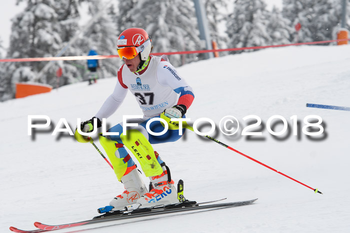 FIS Alpine Kombi 2x Slalom Herren 26.02.2018