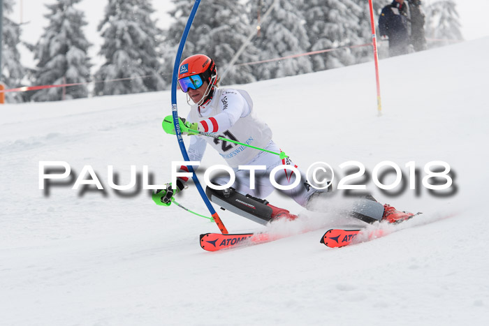 FIS Alpine Kombi 2x Slalom Herren 26.02.2018